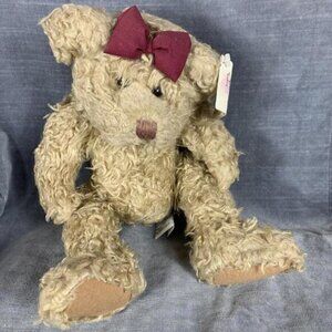 Vintage Regal 1998 Russ Berrie Plush Brown Stuffed Teddy Bear Sarah 7​
